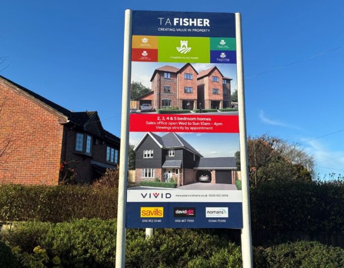 Tower House Farm Sign Jan 26