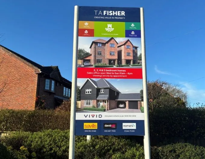 Tower House Farm Sign Jan 26