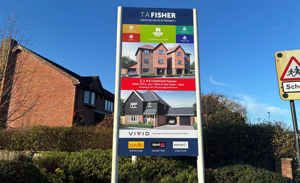 Tower House Farm Sign Jan 26